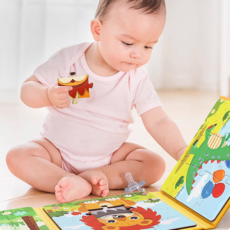 Magnetyczna książka konstrukcyjna dla dzieci 🧩👶💕