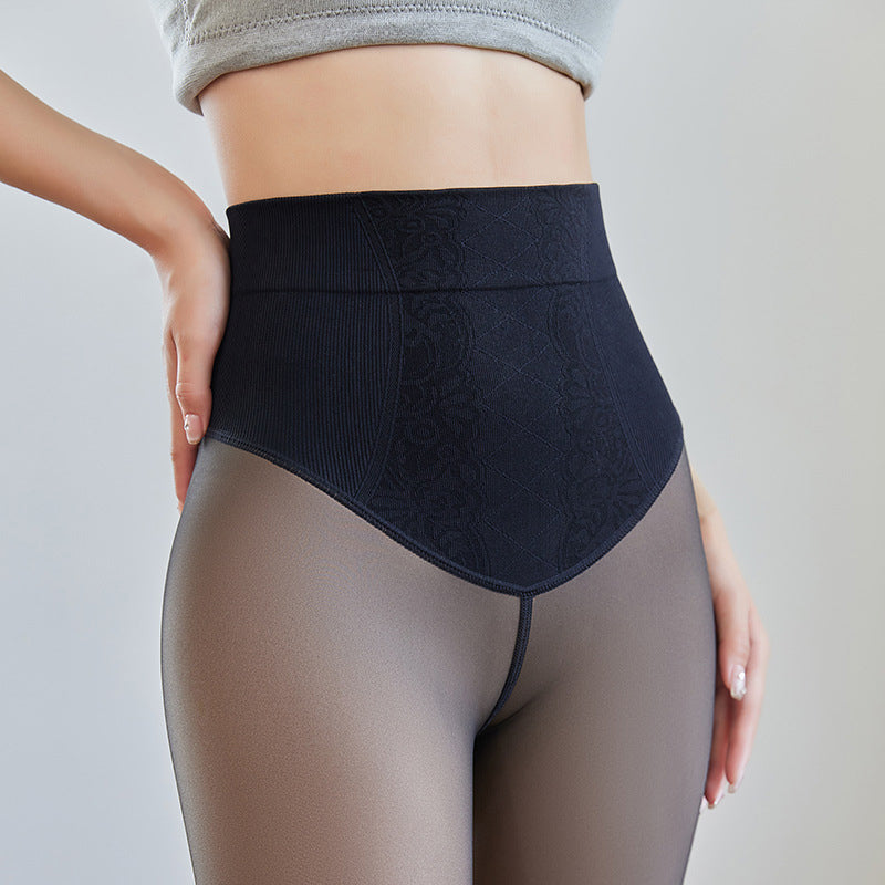 Legginsy z wysokim stanem i efektem wyszczuplającym