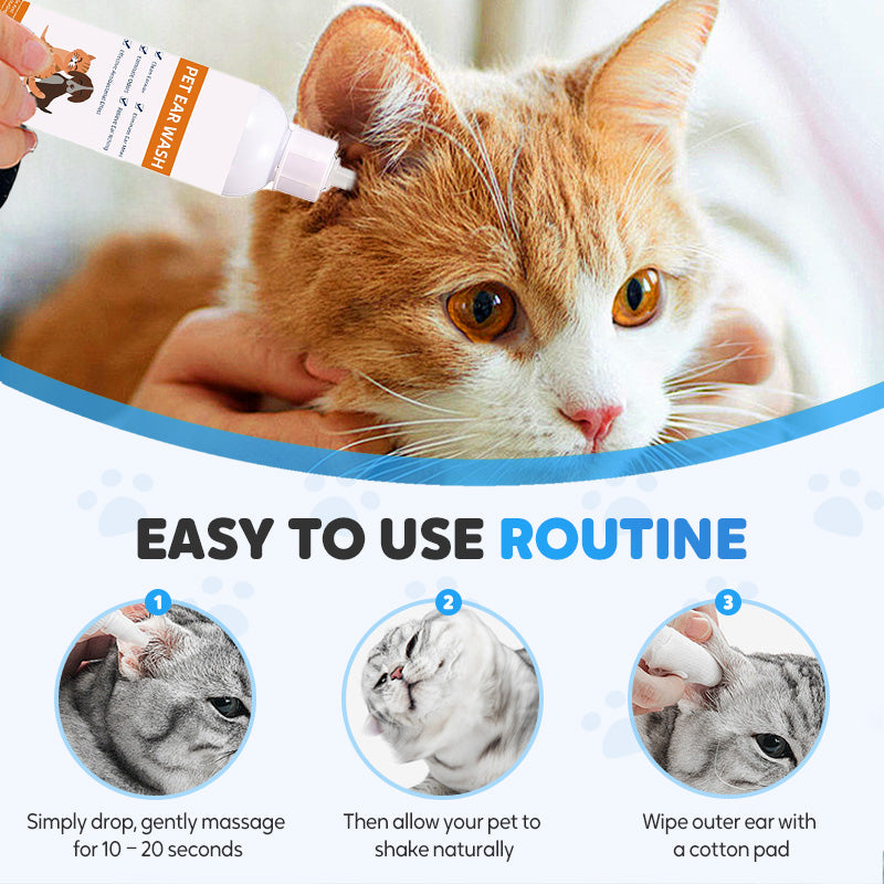 【✨Kup 1 i otrzymaj 1 gratis】🐱Środek do czyszczenia uszu dla psów i kotów
