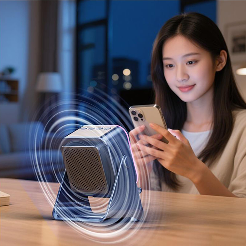 Bezprzewodowy głośnik Bluetooth z regulowanym uchwytem na telefon komórkowy