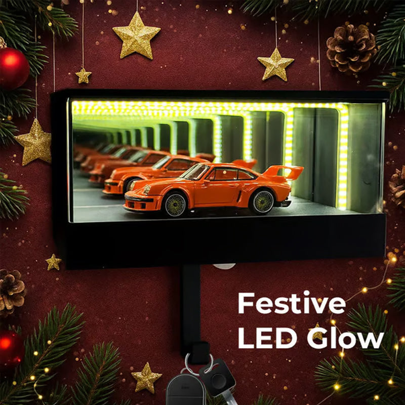 🚗Infinity Mirror LED brelok do kluczyków samochodowych🎄Pokaż swoje ulubione samochody