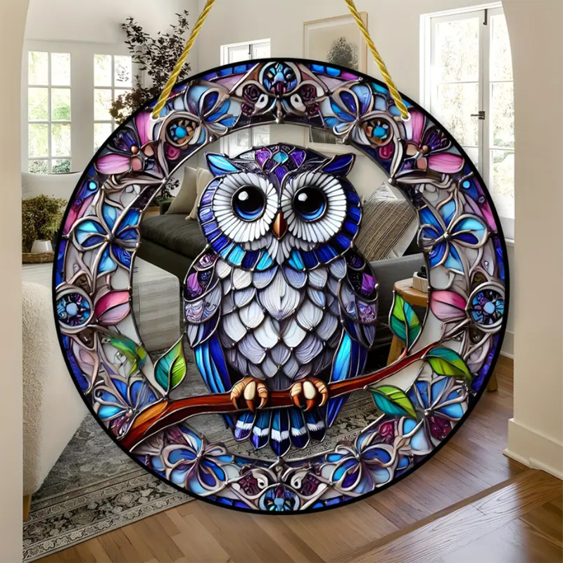 🦜Witrażowa ozdoba okienna w kształcie ptaka