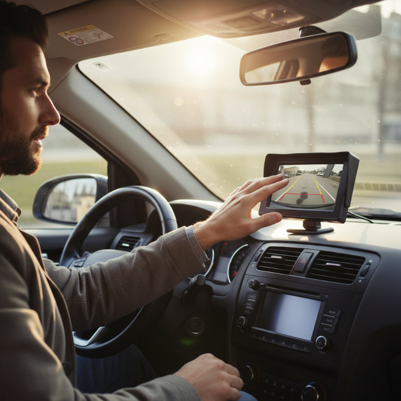Jeden Ekran, Podwójne Widoki. 🚗✨ Rozrywkowe HD Wyświetlacze Twojego Samochodu. 🎬📱