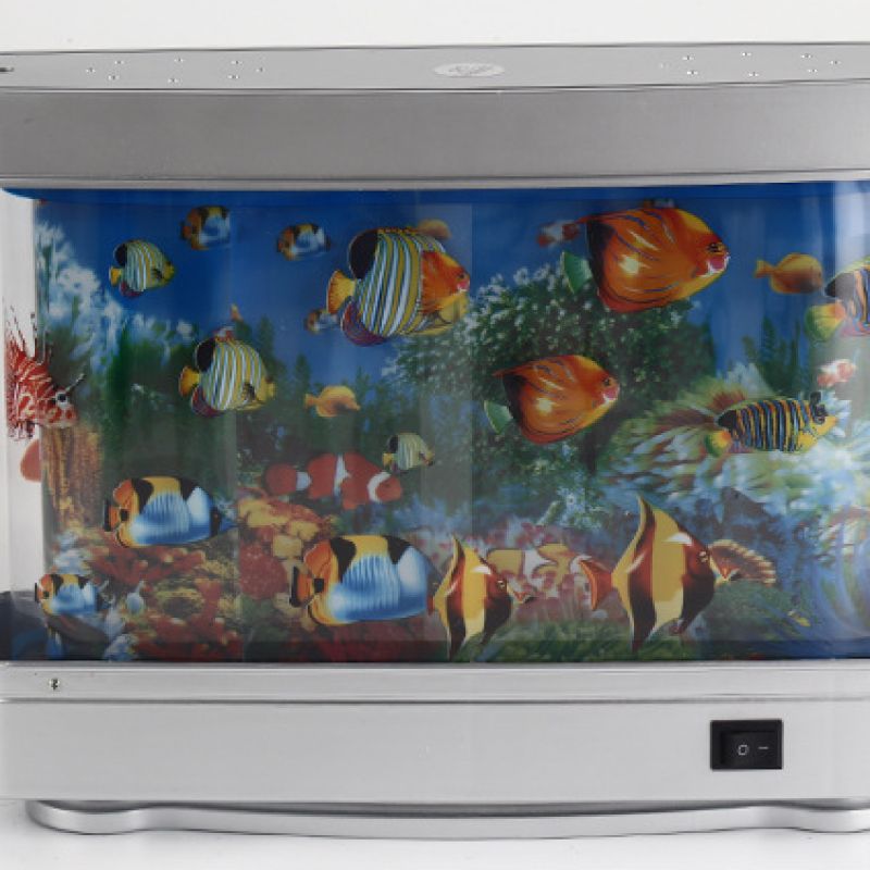🎁Idealny prezent – lampka akwariowa z tropikalnymi rybkami (sztucznymi) 🐠
