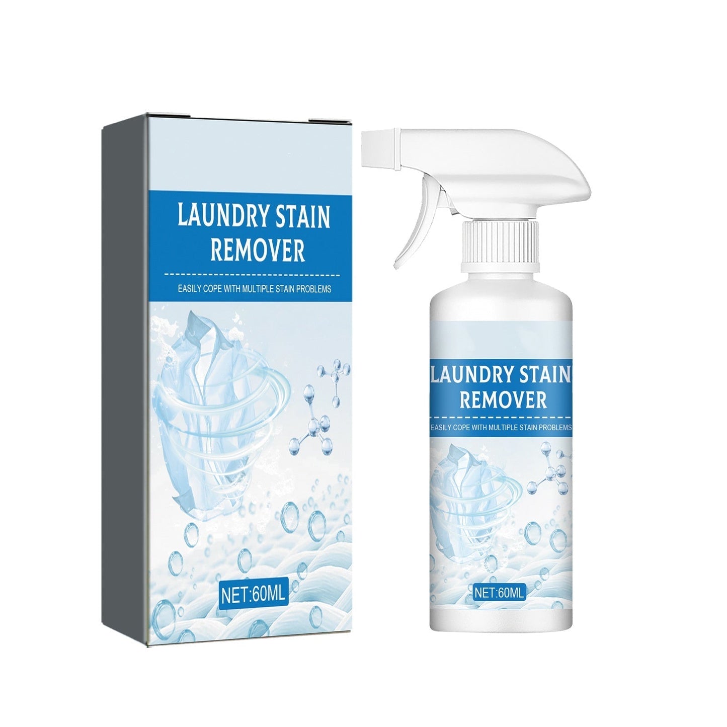 Silny spray do usuwania plam z prania – delikatny dla tkanin