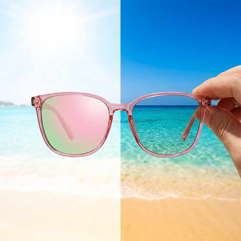 🕶️Damskie okulary przeciwsłoneczne z polaryzacją w rozmiarze oversize