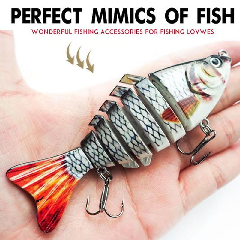 🎣 Wielosegmentowa bioniczna przynęta wędkarska do pływania🐟