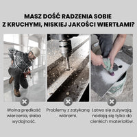 🔥2025 Gorąca wyprzedaż🔥Zestaw wierteł o wysokiej wytrzymałości z 4-rowkowymi ząbkowanymi wiertłami ekscentrycznymi
