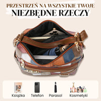 🔥Wyprzedaż: 40% zniżki👜Torba z Vintage Geometrycznym Wzorem - Z Regulowanym Paskiem