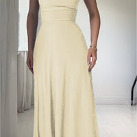 💃Lulah Drape Maxi Dress z wbudowanym biustonoszem