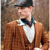 Nowy modny skórzany beret