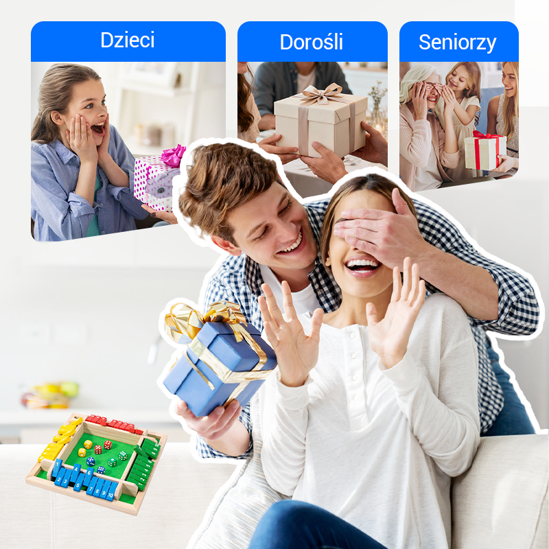 🎲ZABAWNE GRY RODZINNE – Gra planszowa Zamknij pudełko🎁