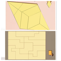 Drewniana gra logiczna Tangram
