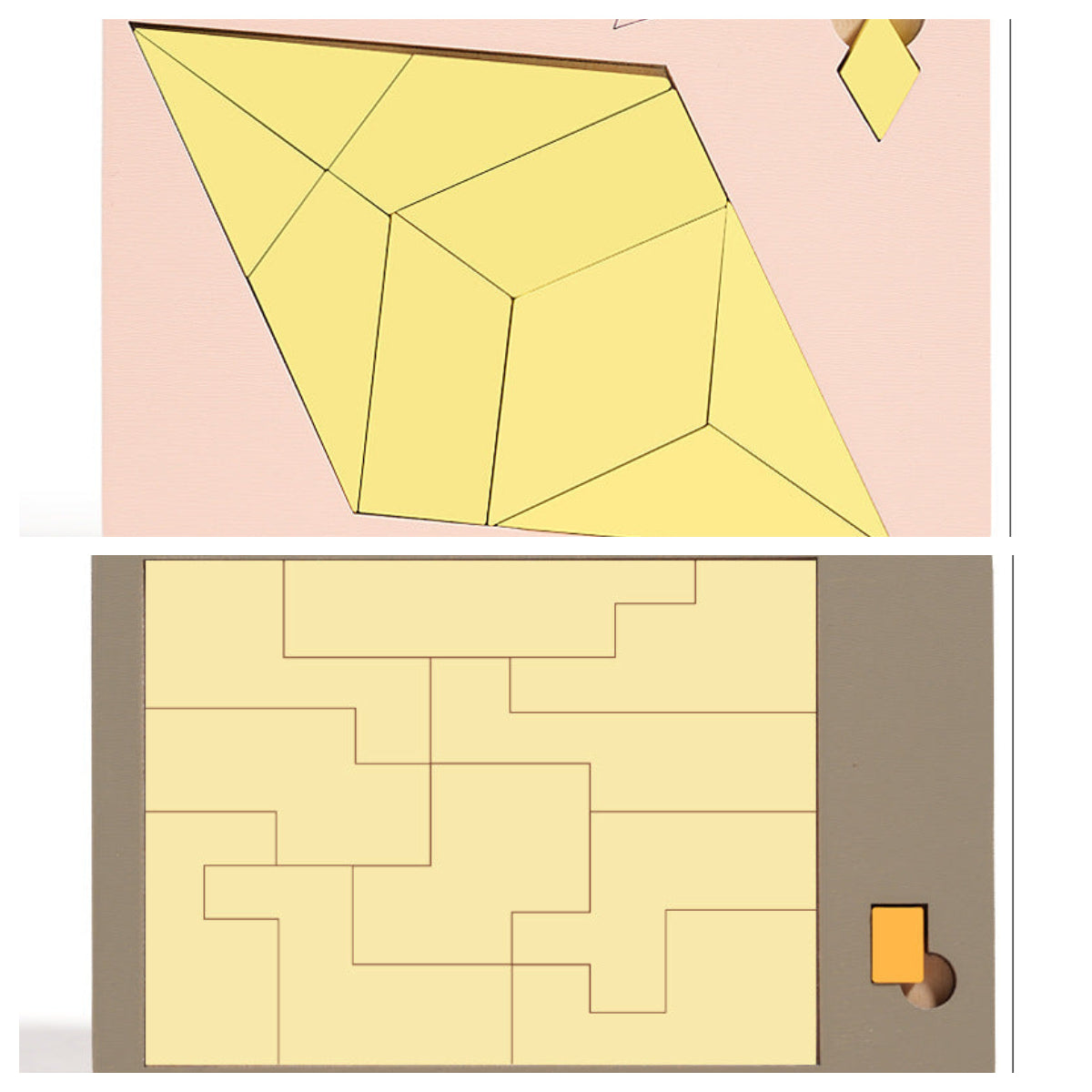 Drewniana gra logiczna Tangram