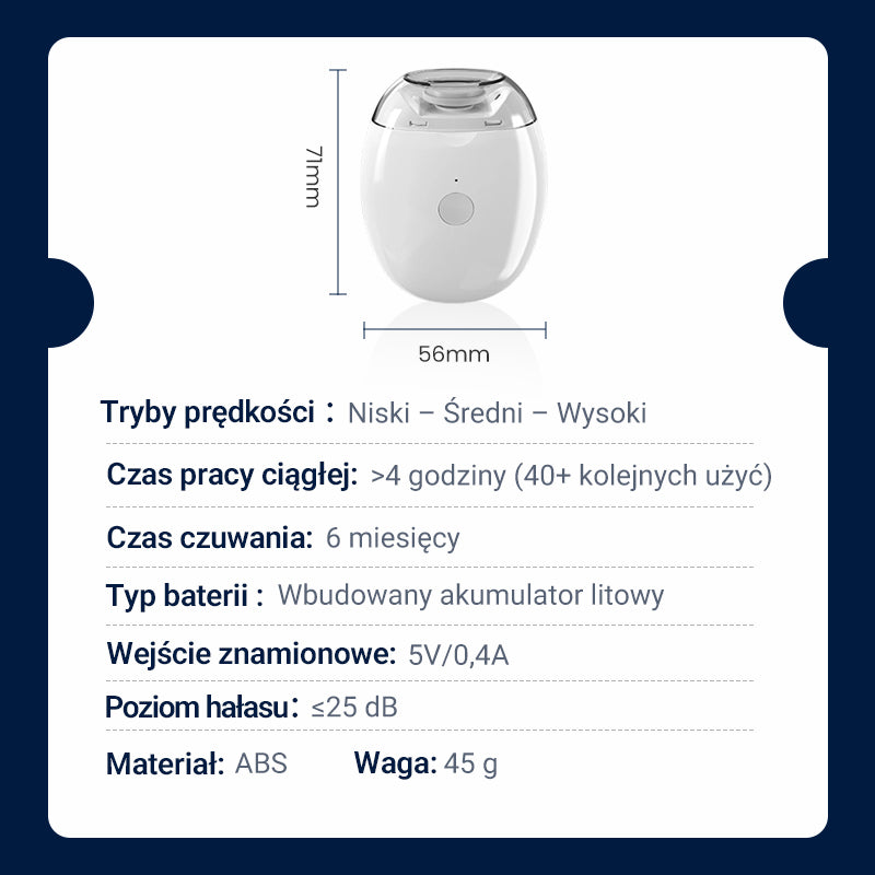 🎉 Elektryczny obcinacz do paznokci - Bezpieczny, nie uszkodzi skóry