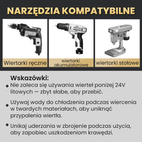 🔥2025 Gorąca wyprzedaż🔥Zestaw wierteł o wysokiej wytrzymałości z 4-rowkowymi ząbkowanymi wiertłami ekscentrycznymi