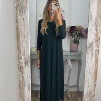 🎁Elegancki 2-częściowy garnitur z długim topem i dopasowanymi spodniami✨