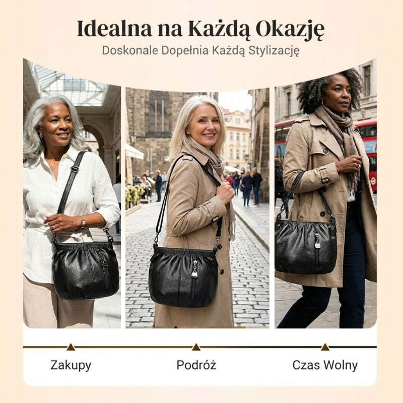 🥳👜Plisowana torba na ramię