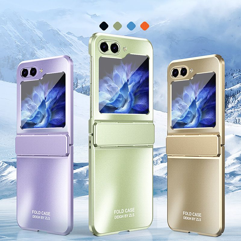 Składane etui na telefon Samsung Z Flip 5/4/3 z matową powłoką galwaniczną