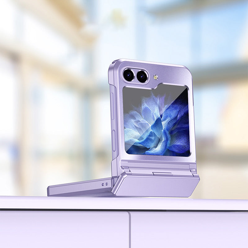 Składane etui na telefon Samsung Z Flip 5/4/3 z matową powłoką galwaniczną