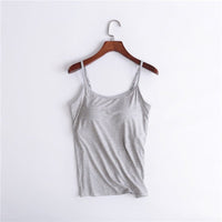 【S-6XL】👙Seksowny podkoszulek z wbudowanym biustonoszem