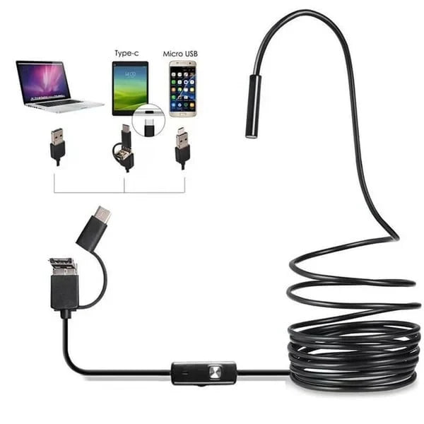 🔍 ENDOSKOP PRZEMYSŁOWY USB – OGLĄDAJ WSZYSTKIE TRUDNO DOPEŁNIALNE MIEJSCA! ✨