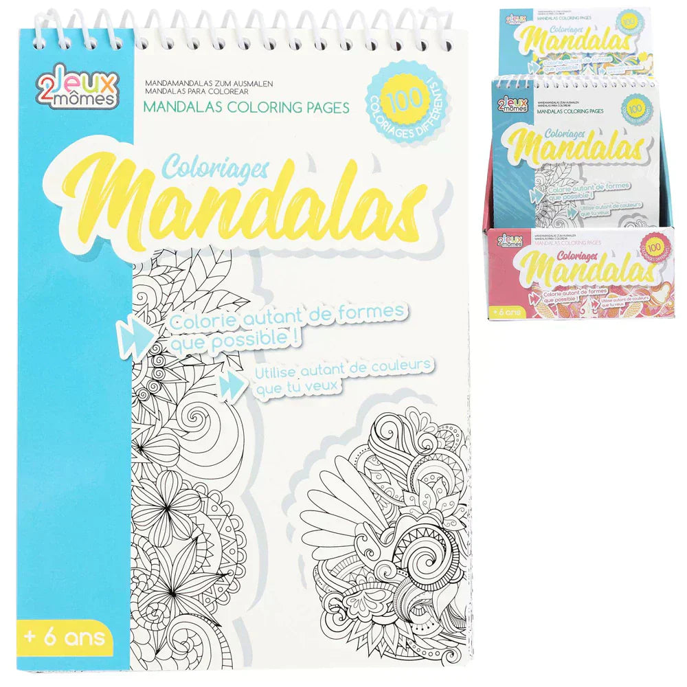 COLORFUN - MANDALA KOLOROWANIE KSIĄŻKA DLA DOROSŁYCH (100 STRON)