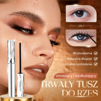 【✨1 + 1 gratis】Wodoodporny tusz do rzęs z włóknami