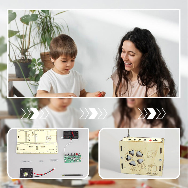 🎁💥Edukacyjne zabawki dla dzieci DIY mini radio
