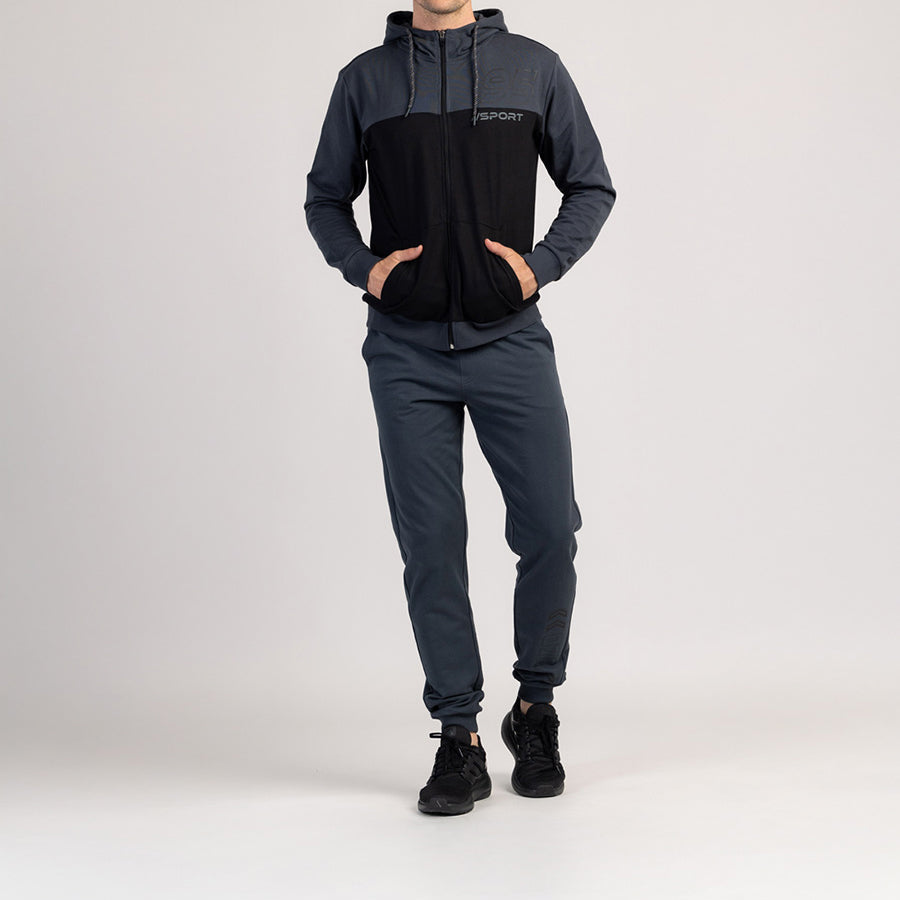 VANTOR - 100% BAWEŁNIANA MĘSKA BLUZA Z KAPTUREM