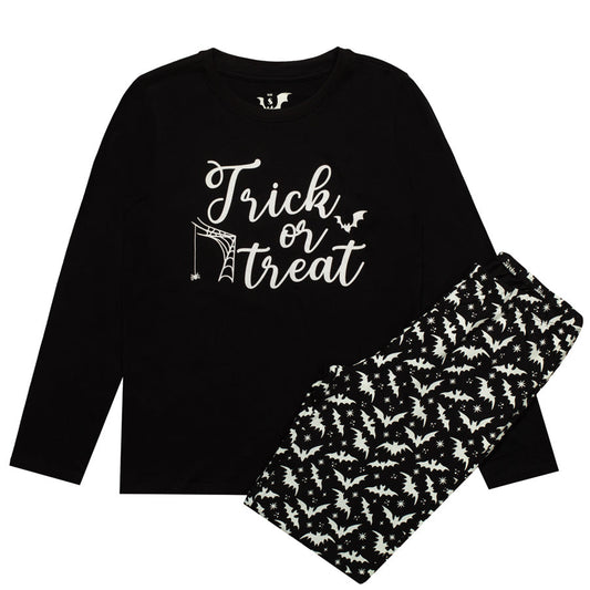 NIGHTHOWL - PIŻAMA DZIECIĘCA 100% BAWEŁNIANA Z WZOREM HALLOWEEN