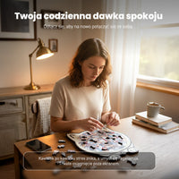 🐱135-elementowa drewniana układanka w kształcie kota w kolorach Morandiego🎁