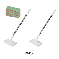 Jednorazowy mop do kurzu z 4 ściereczkami wielokrotnego użytku