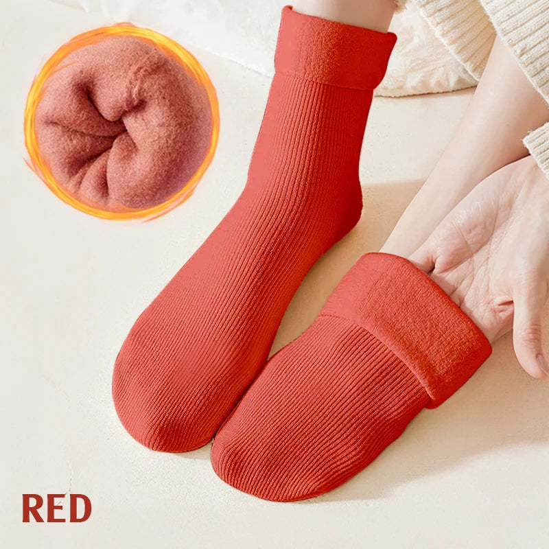 🔥Kup 1 parę, a otrzymasz 4 pary gratis🔥Ultra miękkie, aksamitne, cienkie skarpety termiczne