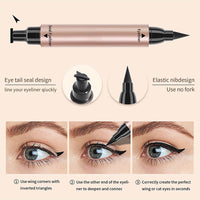 ✨Kup 1 i otrzymaj 1 gratis✨Podwójny trójkątny eyeliner w płynie