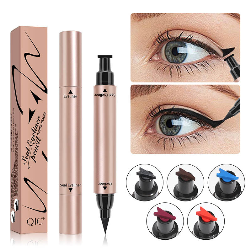✨Kup 1 i otrzymaj 1 gratis✨Podwójny trójkątny eyeliner w płynie
