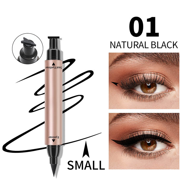 ✨Kup 1 i otrzymaj 1 gratis✨Podwójny trójkątny eyeliner w płynie