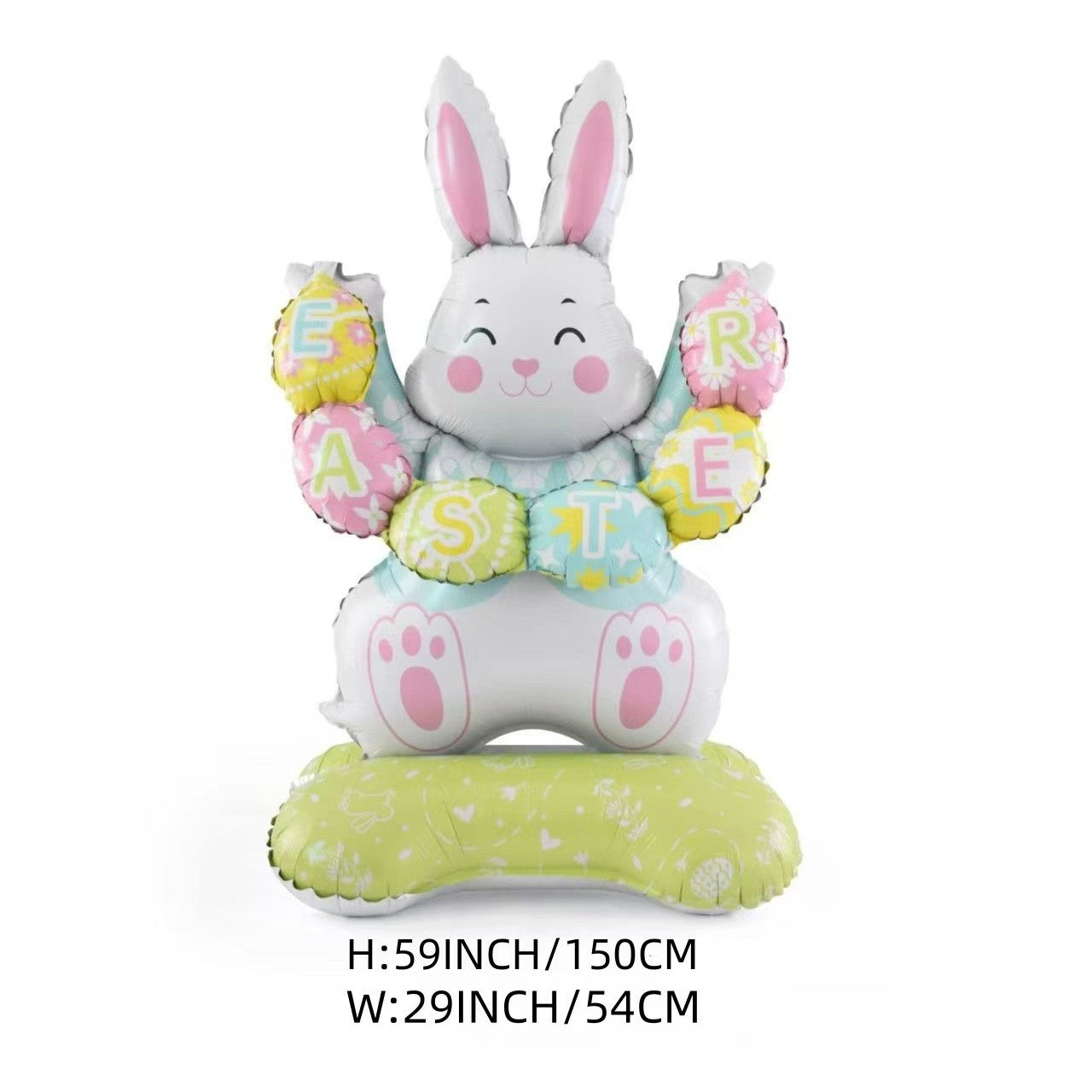 【✨ 1 + 1 gratis - 2 szt.】3 gigantyczne, stojące 3D balony w kształcie królików – radość z samodzielnie stojących dekoracji na każdą imprezę
