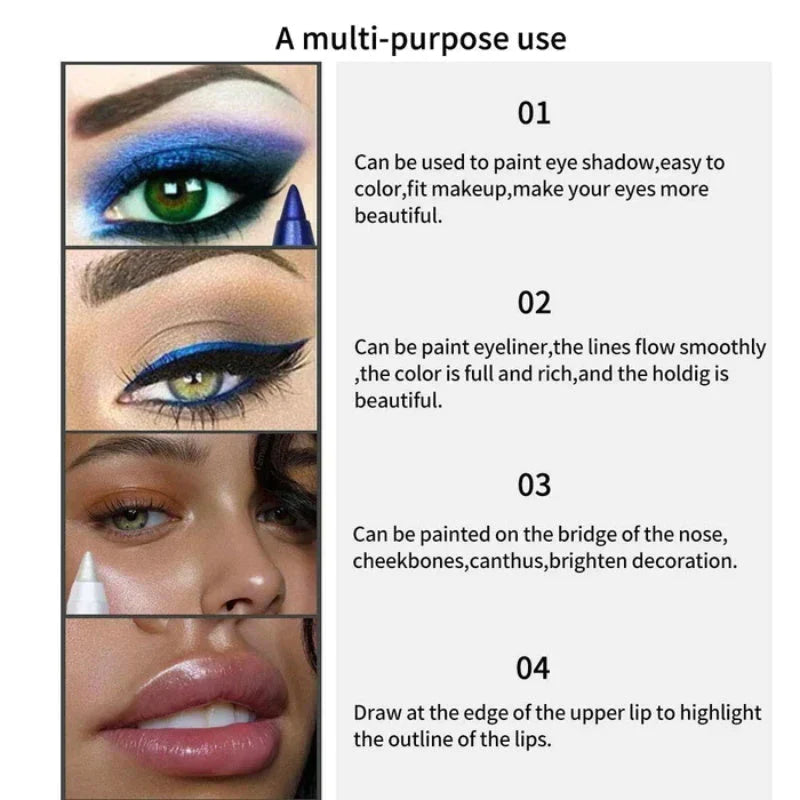 Długotrwały kolorowy eyeliner