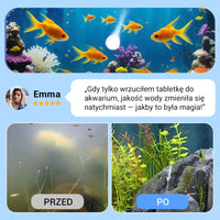 ♻️ Silna tabletka do oczyszczania wody w akwarium 🌿
