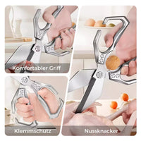 ✂Wielofunkcyjne, wytrzymałe nożyce kuchenne