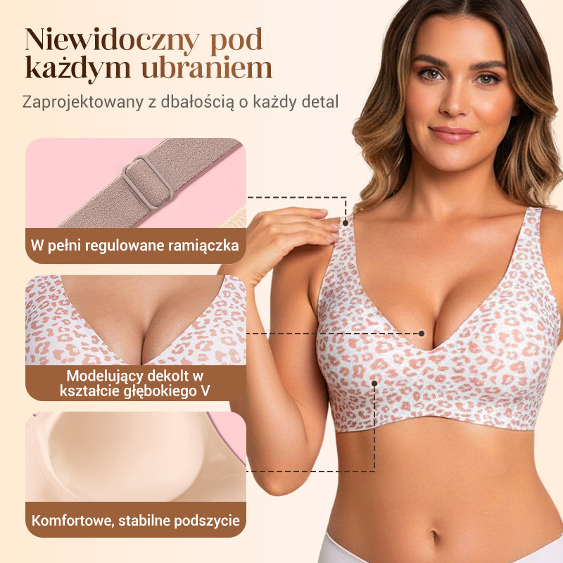 💖Biustonosz modelujący bez fiszbin – pożegnaj się z obwisłymi piersiami👋