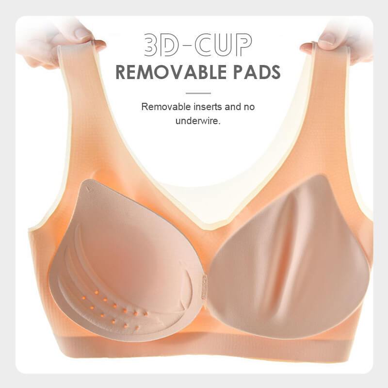 ✨Kup 1 i otrzymaj 1 gratis💖Ultracienki bezszwowy biustonosz z jedwabiu lodowego