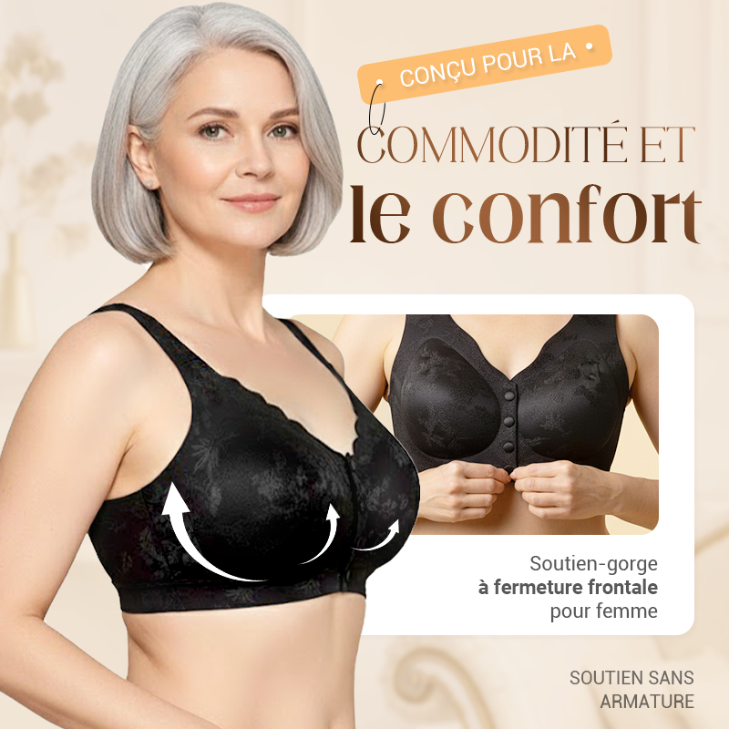 💃Biustonosz bezszwowy Comfort bez wsparcia otwierany z przodu
