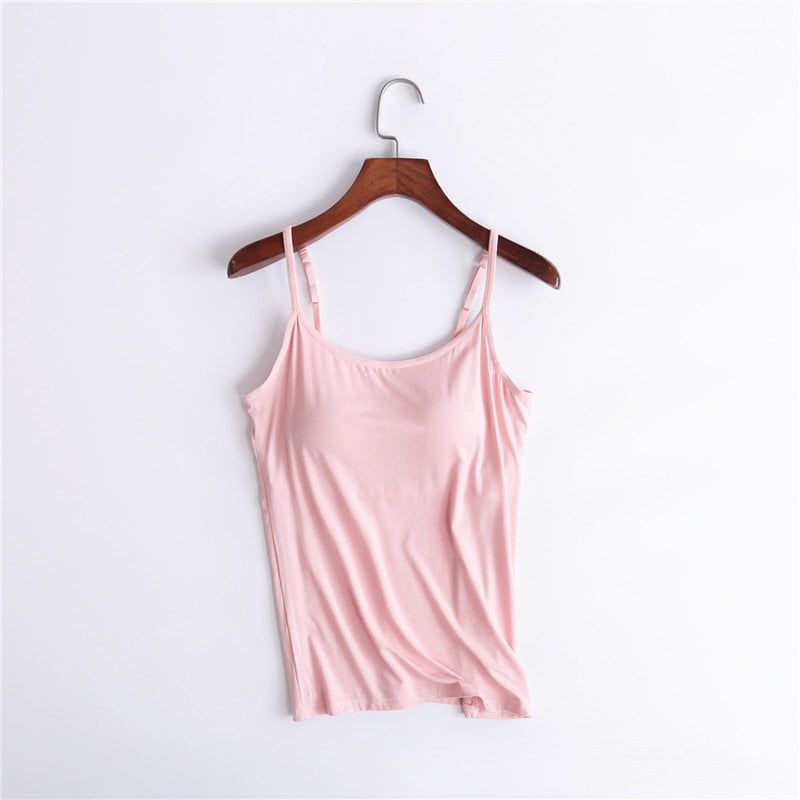 【S-6XL】👙Seksowny podkoszulek z wbudowanym biustonoszem