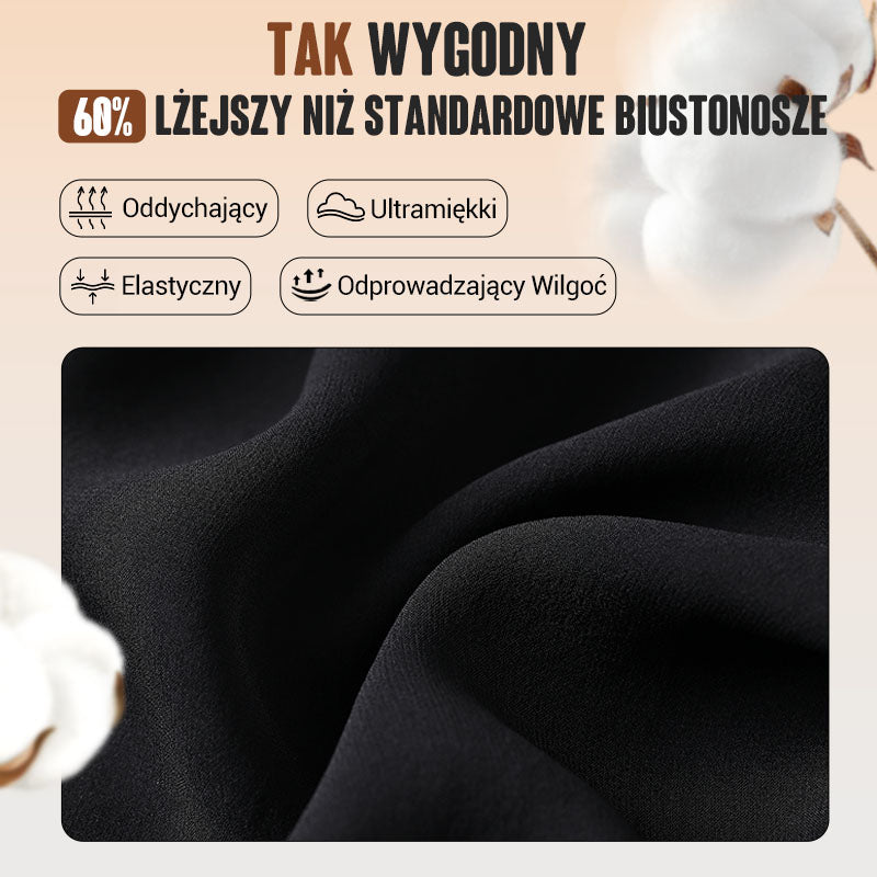 💗 Stanik bez fiszbin z przednim zapięciem – Kształtuje idealny biust 👙✨