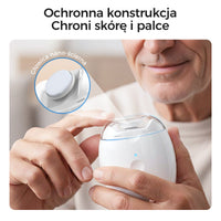 🎉 Elektryczny obcinacz do paznokci - Bezpieczny, nie uszkodzi skóry