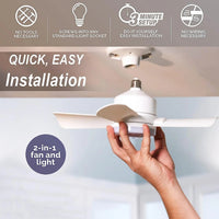🔥Nowe produkty☀️Przenośny wentylator oświetleniowy 2 w 1 z pilotem zdalnego sterowania