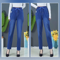 🔥2025 Gorąca wyprzedaż🔥Slim casual straight ice silk jeans👖