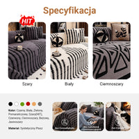 🛋️Miękka, antypoślizgowa narzuta na kanapę z pluszu